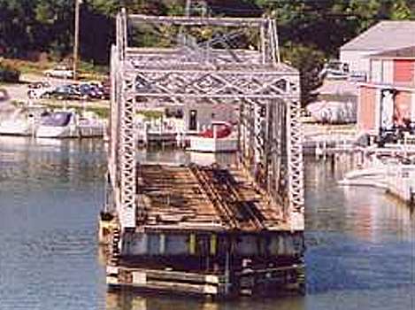 Amtrak Swing Bridge in Michigan City, IN  2001  [Tim Shanahan]